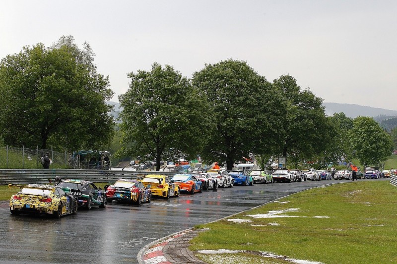 Hail and torrential rain halts Nurburgring 24 Hours