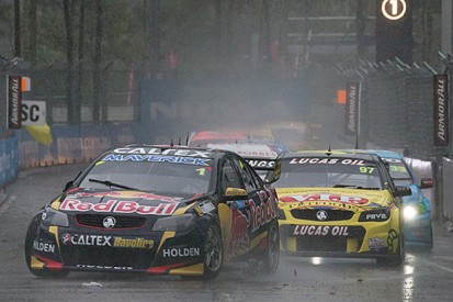 Homebush V8 Supercars: Jamie Whincup wins as downpour halts race