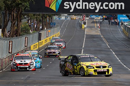 Homebush V8 Supercars: Shane van Gisbergen wins as rain hits again