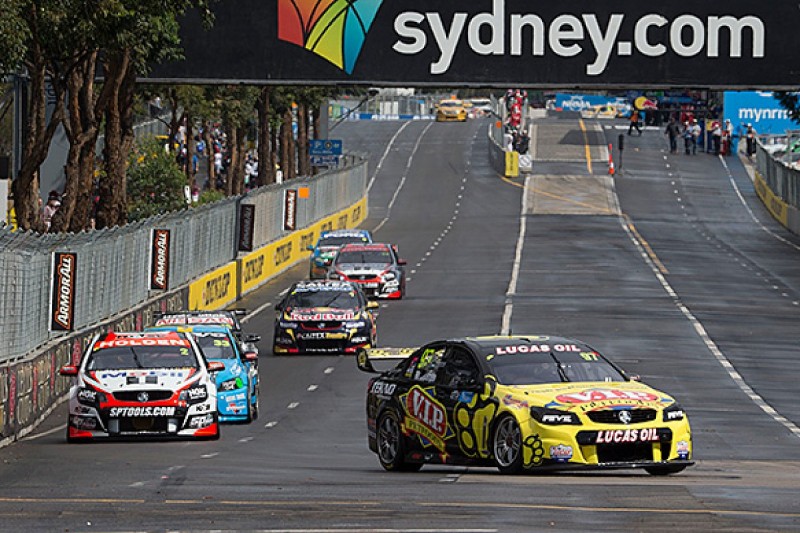 Homebush V8 Supercars: Shane van Gisbergen wins as rain hits again