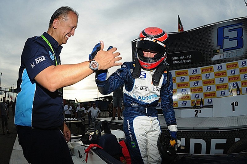 Pietro Fittipaldi and Pedro Piquet in European F3 testing this week