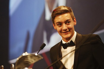 McLaren AUTOSPORT BRDC Award winner George Russell tests F3 car