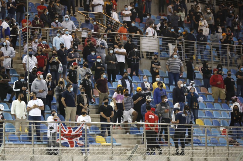 Geimpfte und Geheilte: 4.500 Fans beim Grand Prix von Bahrain