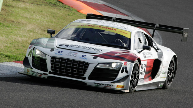 Grande esordio sull'Audi R8 per Thomas Biagi