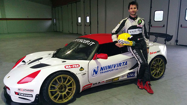 Test con la Lotus Cup Italia per Sabino De Castro