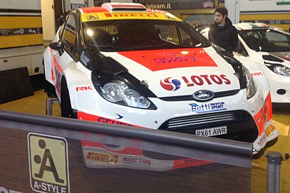 Memorial Bettega: la Ford di Kubica è nel paddock