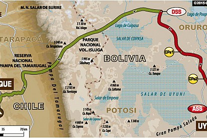 Dakar 2015: prima volta in Bolivia per auto e camion