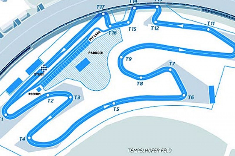 Ecco il disegno del tracciato di Berlino