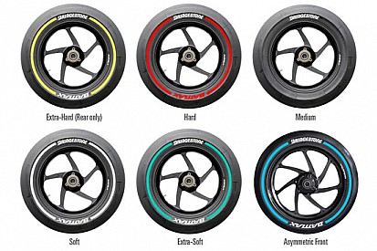 La Bridgestone mostra i colori delle mescole 2015