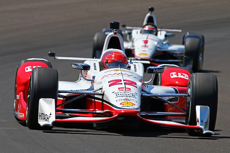 Simon Pagenaud le plus rapide à Indianapolis, tonneau pour Newgarden