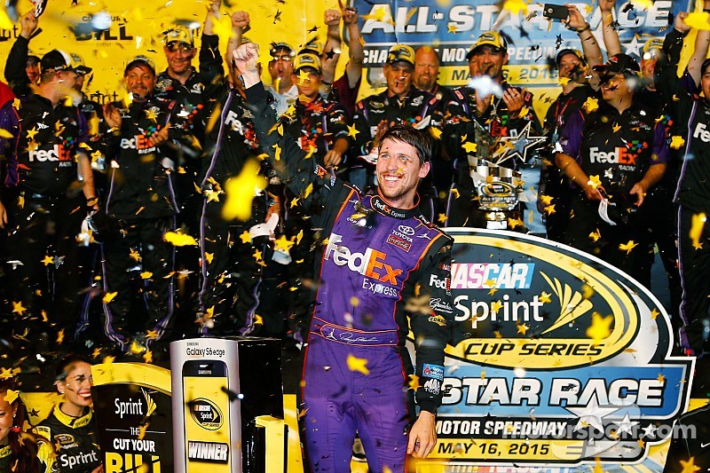 Hamlin le da a JGR la primera victoria en la Carrera de las Estrellas