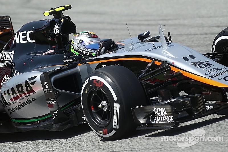 A "Checo" Pérez le agradan los cambios propuestos para 2017