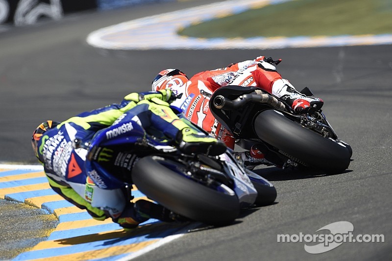 Andrea Iannone, Ducati Team et Valentino Rossi, Yamaha Factory Racing