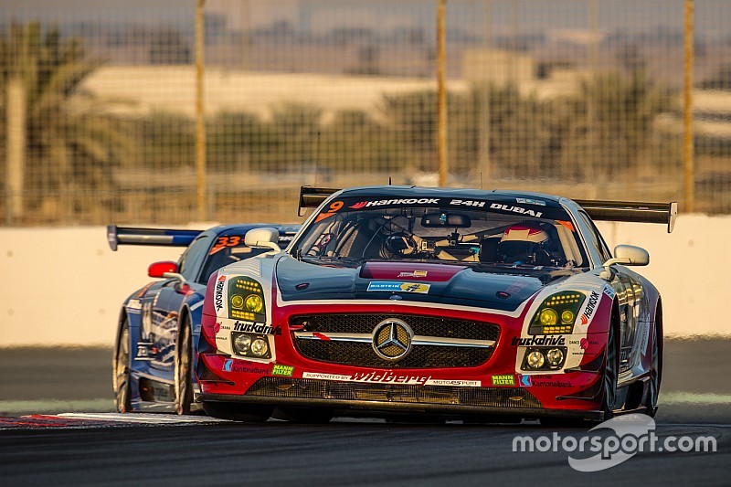 Christiaan Frankenhout puts the Hofor Racing Mercedes-Benz SLS AMG on pole for 12H Zandvoort