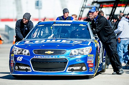Johnson tops first Dover practice