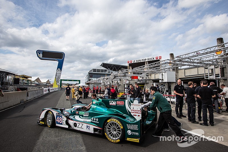 The ORECA 05 and ORECA 03R on pace at the Test Day