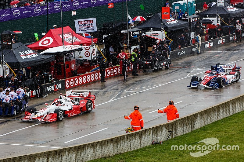 La lluvia suspende calificación de IndyCar