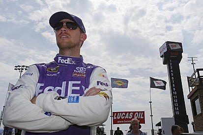Clint Bowyer clobbers Denny Hamlin