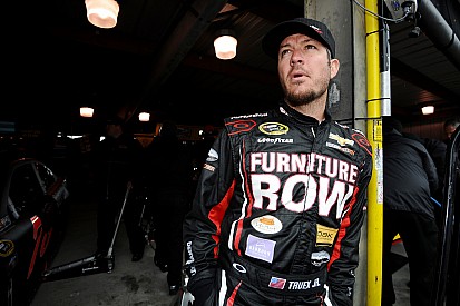Truex gets heated at his hometown track