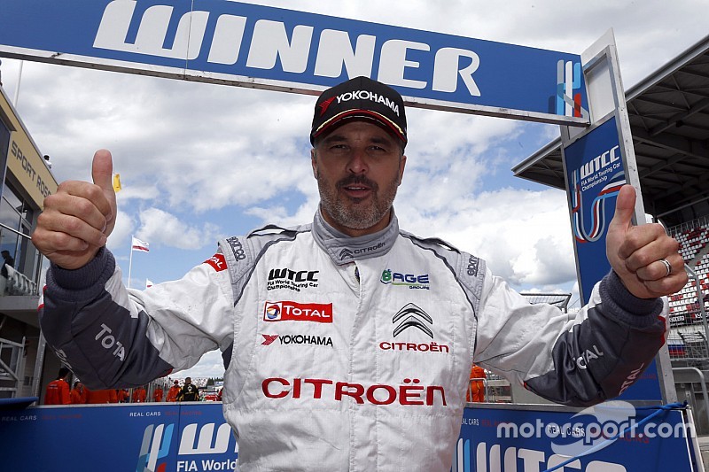 Citroën's Yvan Muller earned his second pole position of the season at Moscow