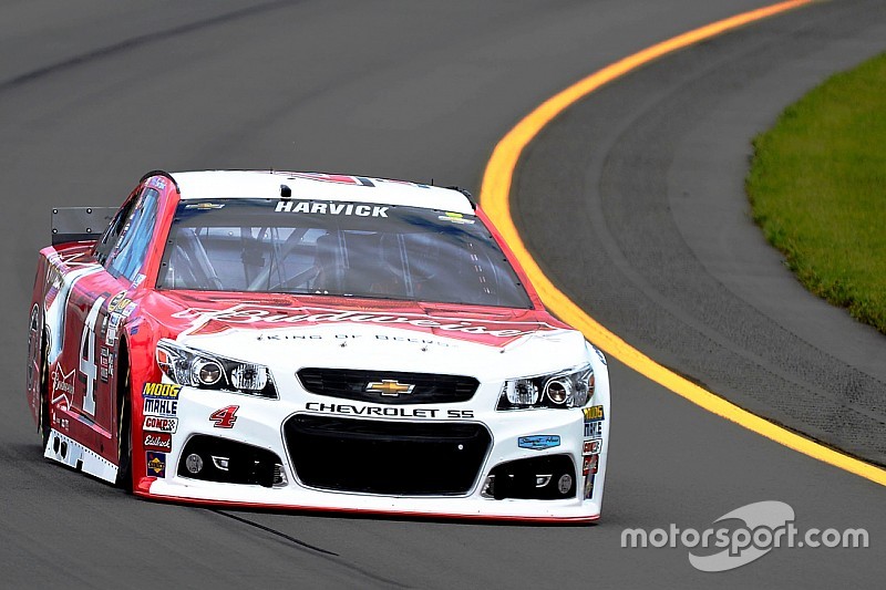 Harvick is "Happy" in Happy Hour