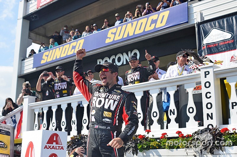 Truex enjoys "the biggest win of his career"