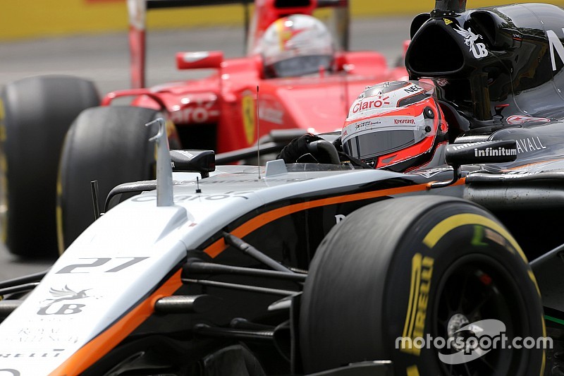 Após rodar, Hulkenberg reconhece erro em disputa com Vettel