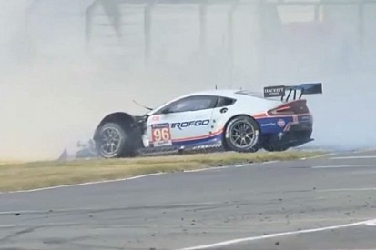 Huge Aston Martin accident triggers fourth Safety Car