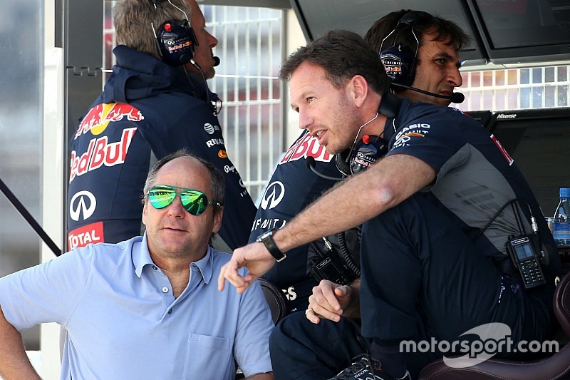 Christian Horner, de Red Bull Racing, Director Deportivo y Gerhard Berger