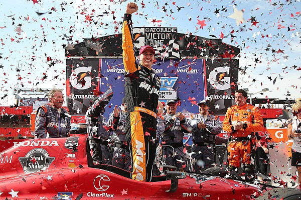 Graham Rahal logra el triunfo con el equipo de su padre