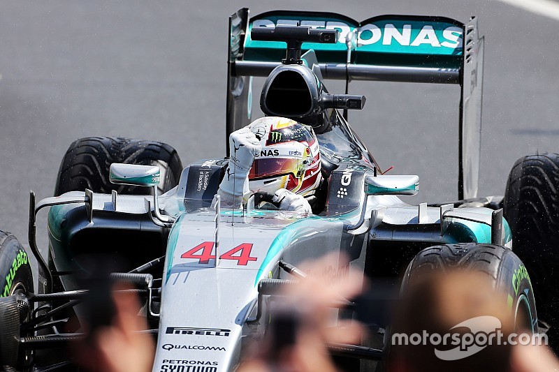 Hamilton, feliz por ganar ante sus compatriotas