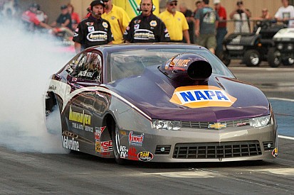 Defending Pro Stock event winner Vincent Nobile senses 2015 luck about to change at Route 66