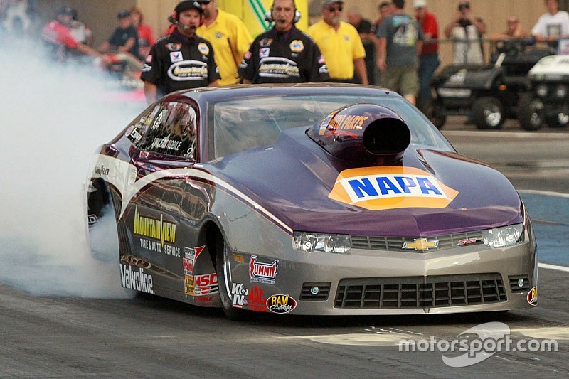 Defending Pro Stock event winner Vincent Nobile senses 2015 luck about to change at Route 66