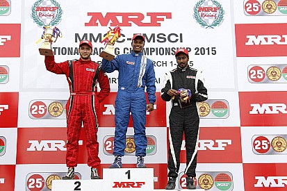 Tharani wins Race 1 after starting on pole