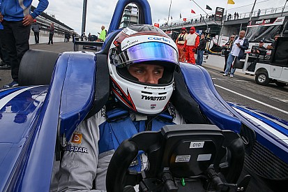 Chilton earns Indy Lights pole, remembers Jules Bianchi