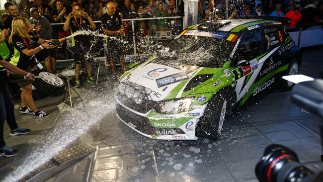 Loix: "Orgoglioso del successo con la Fabia R5"