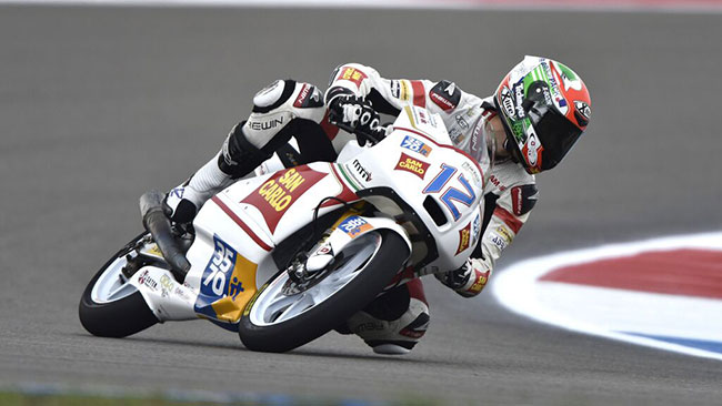 Solo 5 giri per Matteo Ferrari nel giovedì di Assen