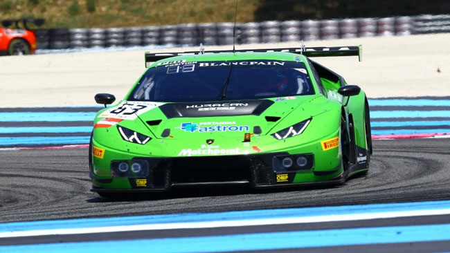 Bortolotti regala la pole alla Lamborghini al Ricard