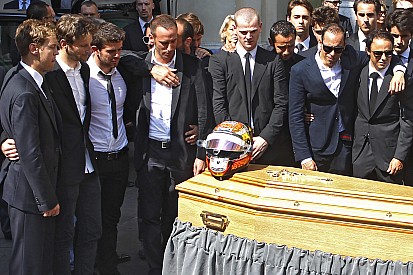 Family pays funeral tribute to Bianchi's 'courage, strength and dignity'