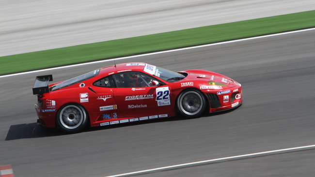 Pole per la F430 di Cadei-Sbirrazzuoli a Portimao