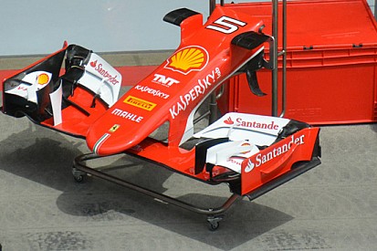 Ferrari: portata la stessa ala anteriore del Canada