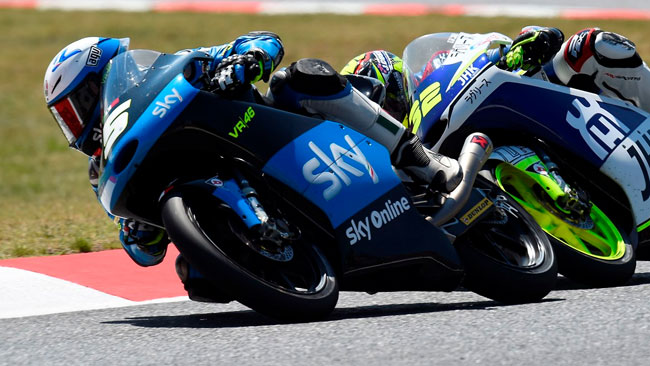 Un contatto con Bagnaia e McPhee rallenta Fenati