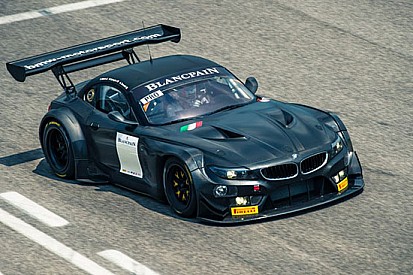 Zanardi in pista ad Adria con la Z4 modifica per Spa