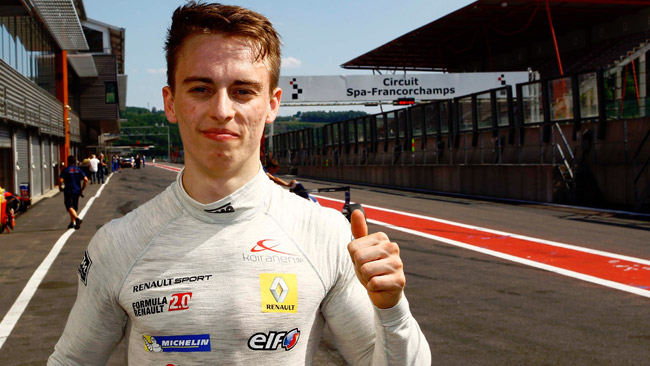 Prima pole per Jake Hughes a Spa-Francorchamps