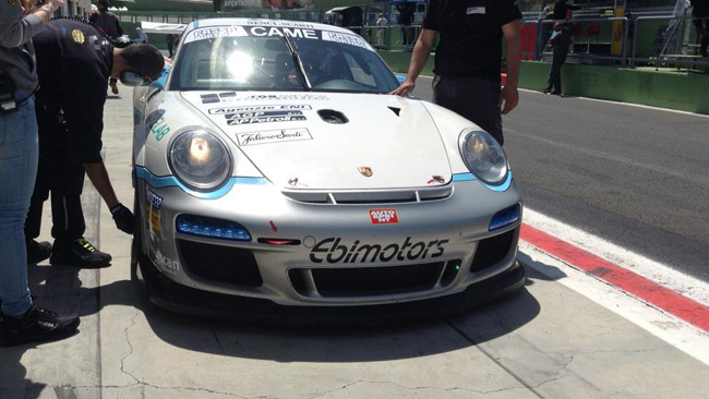 GT Cup, Vallelunga, Libere 1: Porsche davanti a tutti