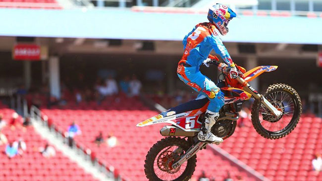 Dungey non si ferma più: settimo sigillo a Santa Clara