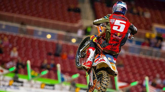 Sesto centro stagionale di Ryan Dungey a St. Louis