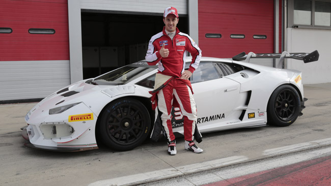 Dovizioso ha provato la Huracán Super Trofeo ad Adria