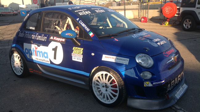 Trofeo Abarth: Alex Campani fra gli otto partenti
