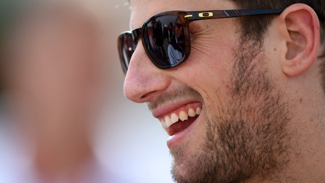 Romain Grosjean nel Trofeo Andros all'Alpe d'Huez